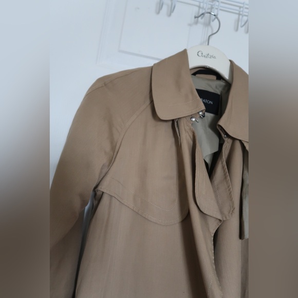 Aritzia Babaton Lawson Trench Coat Size XXS - Picture 4 of 7